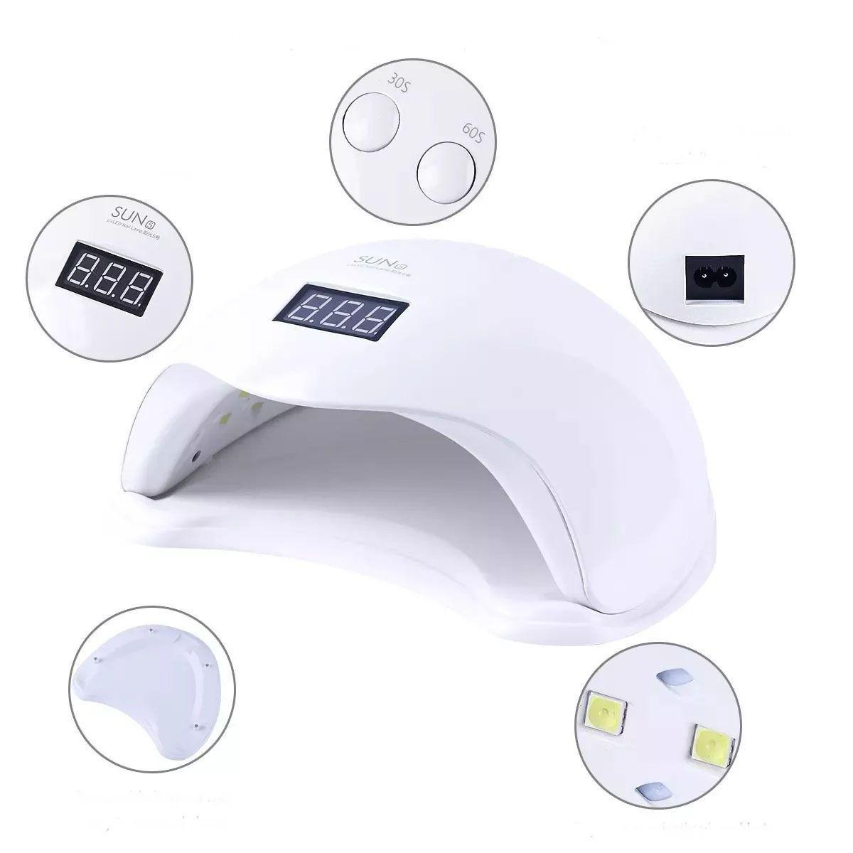 Lámpara led secadora de uñas uv 72w