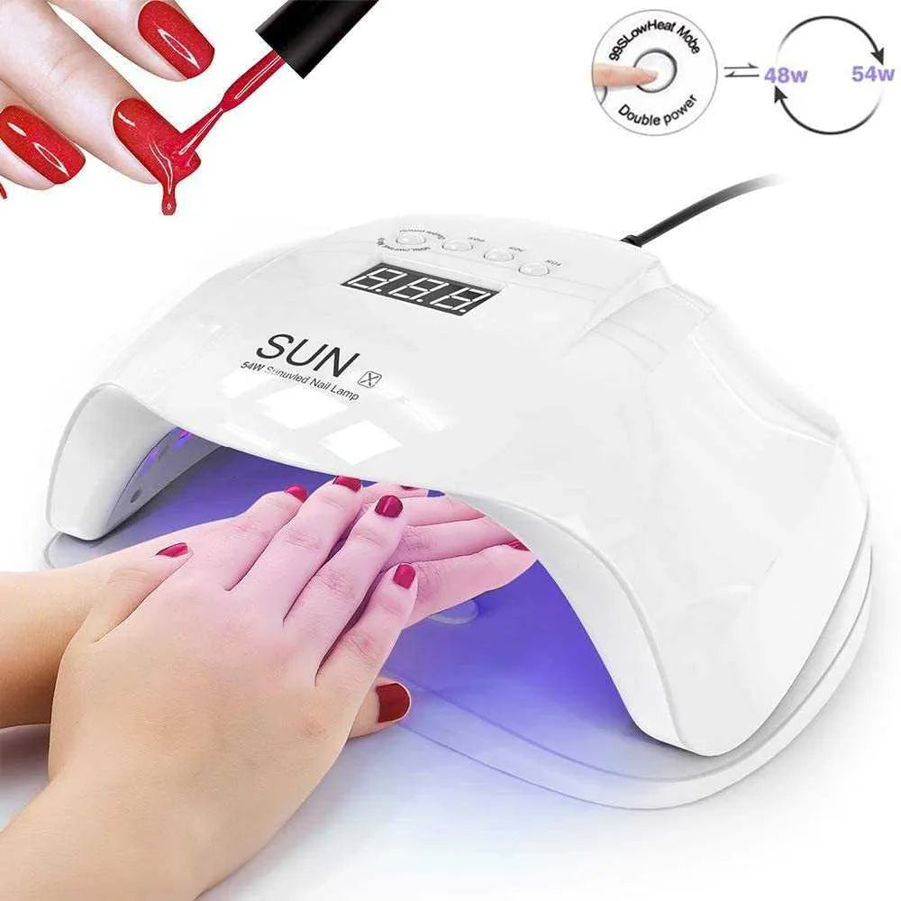 Lámpara led secadora de uñas uv 72w