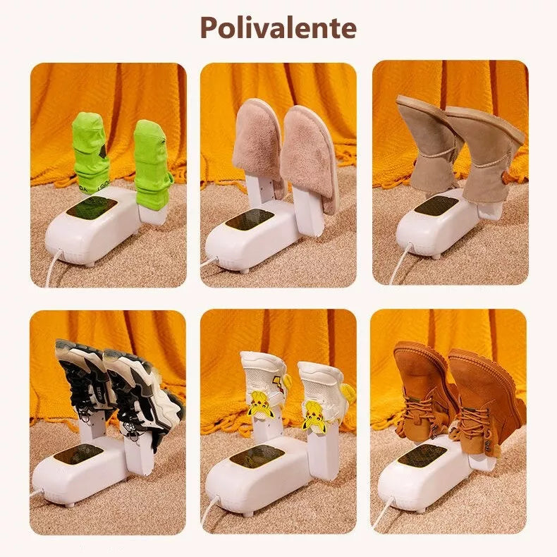 Secador de zapatos con pantalla digital